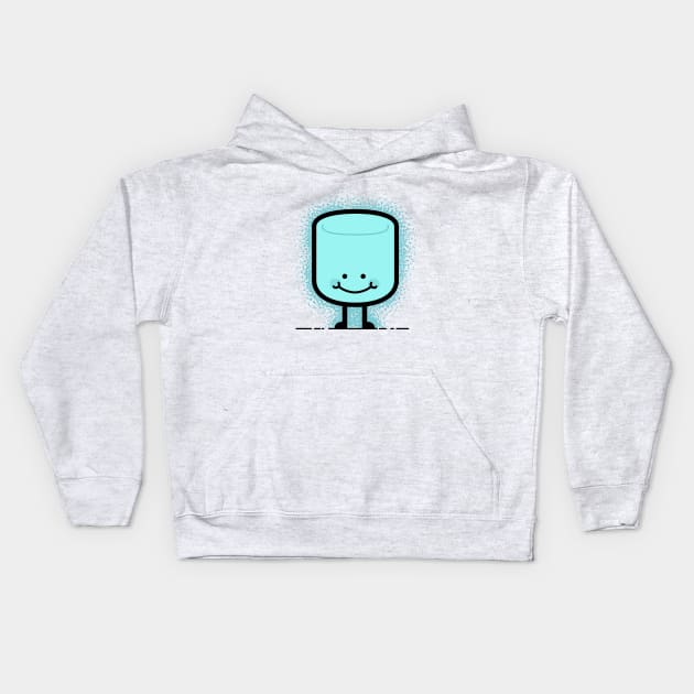 Mr Marshmallow Kids Hoodie by reddprime